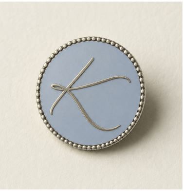Hotel Kraus enamel pin concept